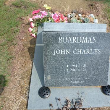 BOARDMAN John Charles 1961-2016