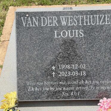 WESTHUIZEN Louis, van der 1998-2023