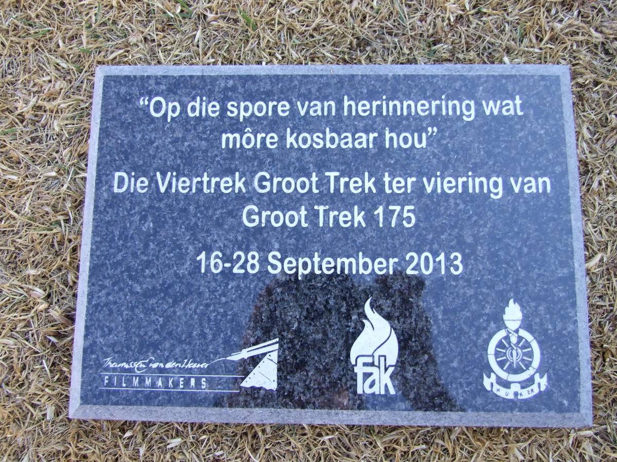 06. 2013 - 175th Anniversary of the Great Trek