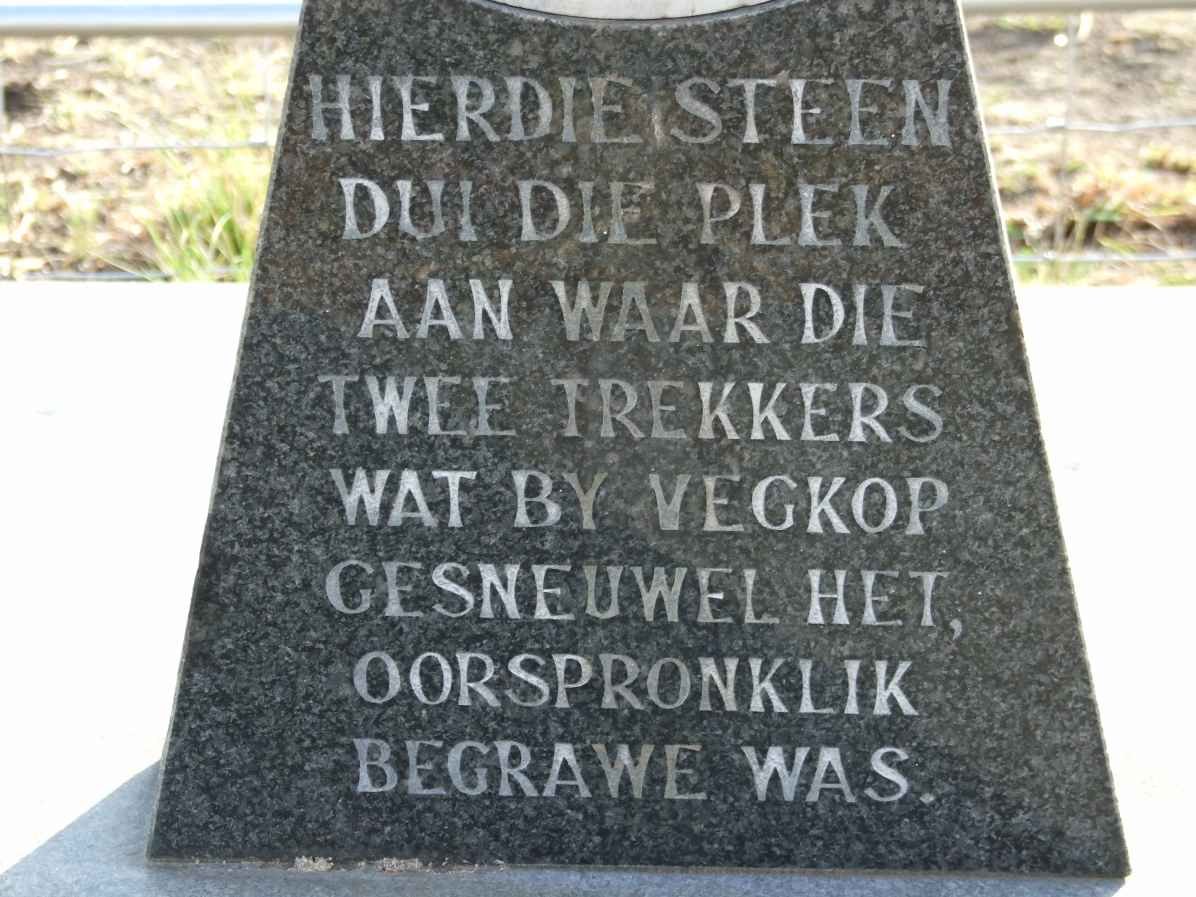 4. Vegkop Memorial Plaque