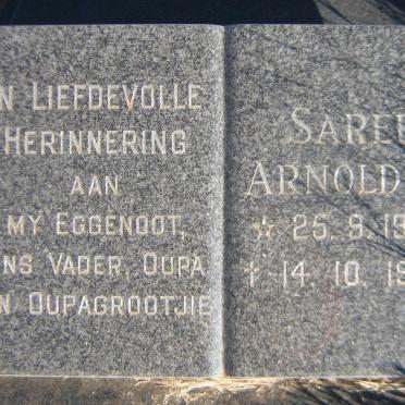 BORNMAN Sarel Arnoldus 1906-1992