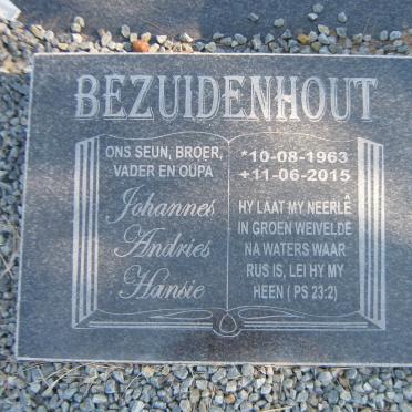 BEZUIDENHOUT Johannes Andries 1963-2015