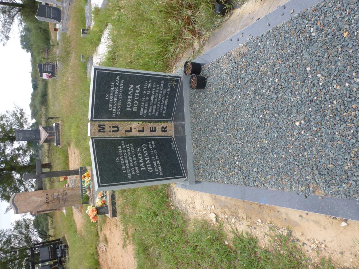 BOTHA Johan 1957-2016 :: MÜLLER James 1956-2010