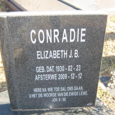 CONRADIE Elizabeth J.B. 1930-2009