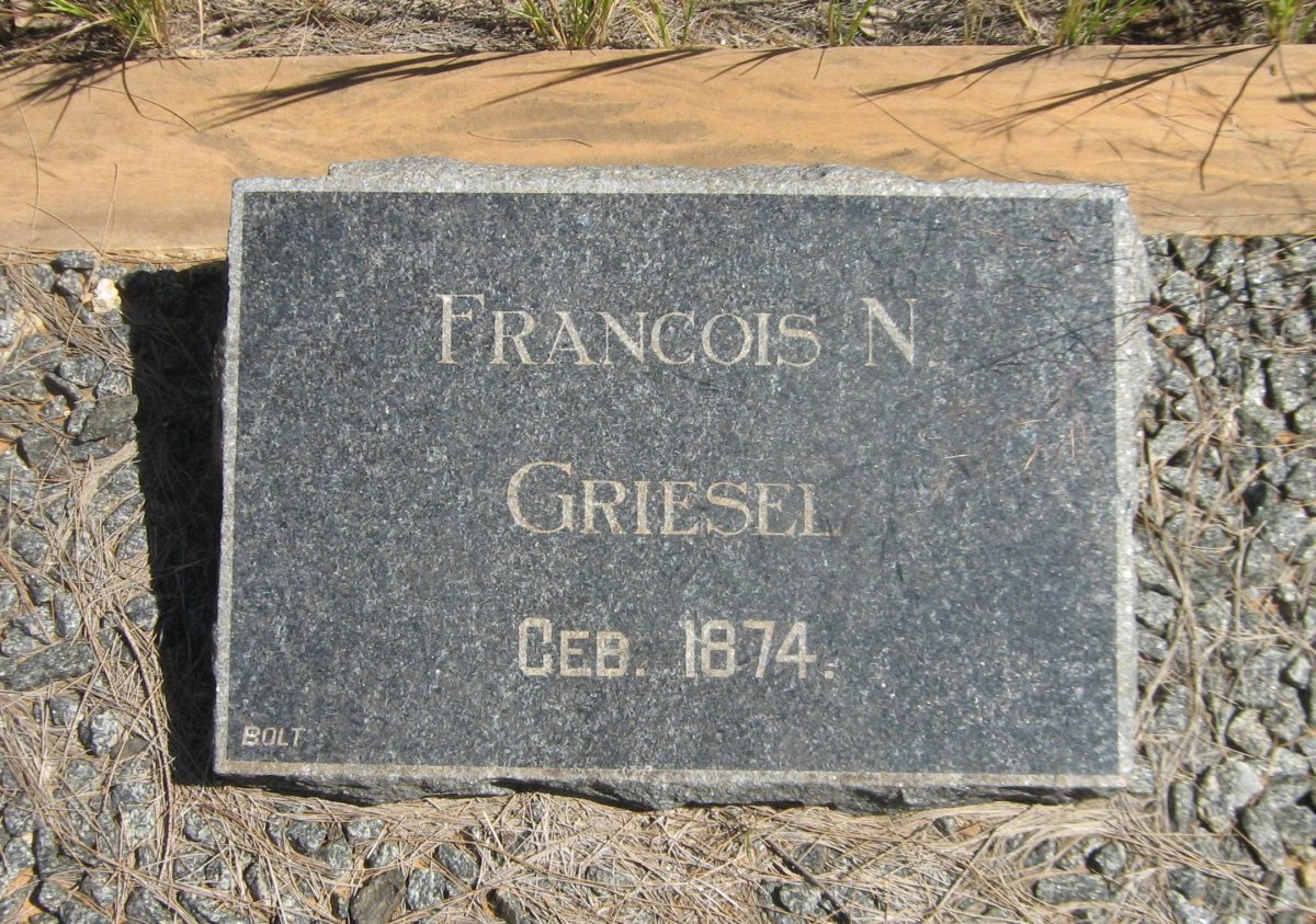 GRIESEL Francois N. 1874-