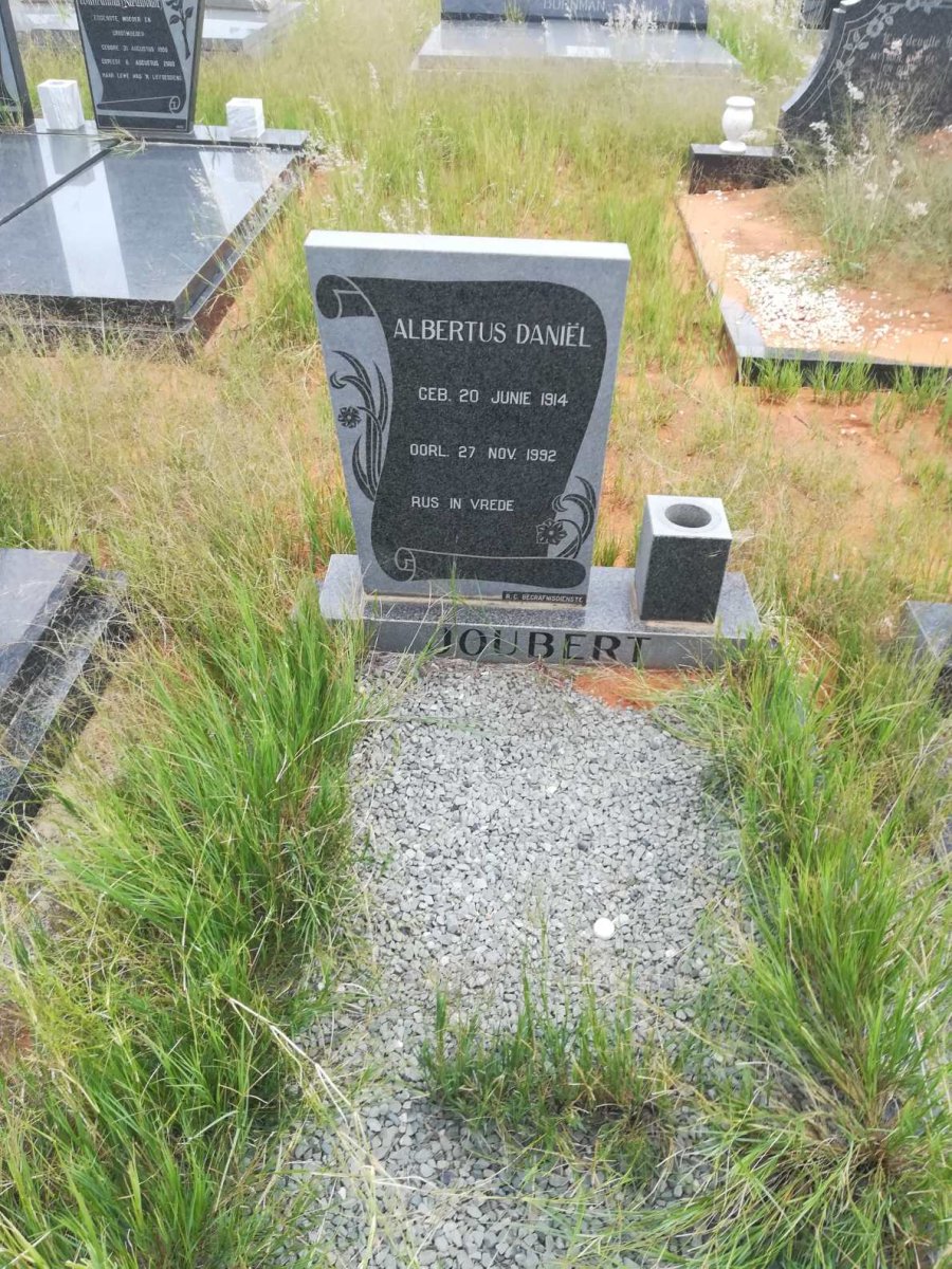 JOUBERT Albertus Daniël 1914-1992