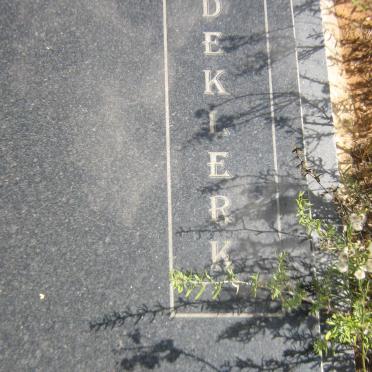 KLERK Ben, de 1930-2011 &amp; Sarie 1936-2009