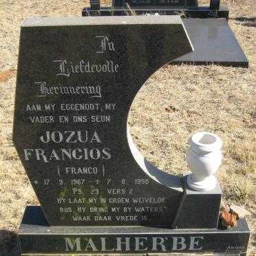 MALHERBE Jozua Francois 1967-1998