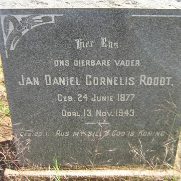 ROODT Jan Daniel Cornelis 1877-1943