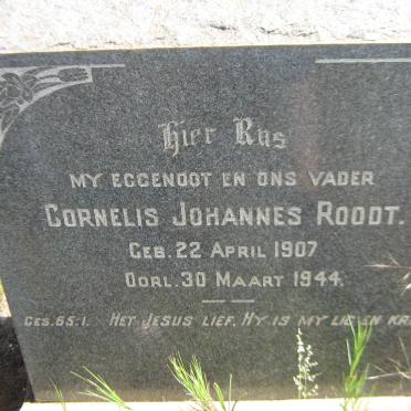 ROODT Cornelis Johannes 1907-1944