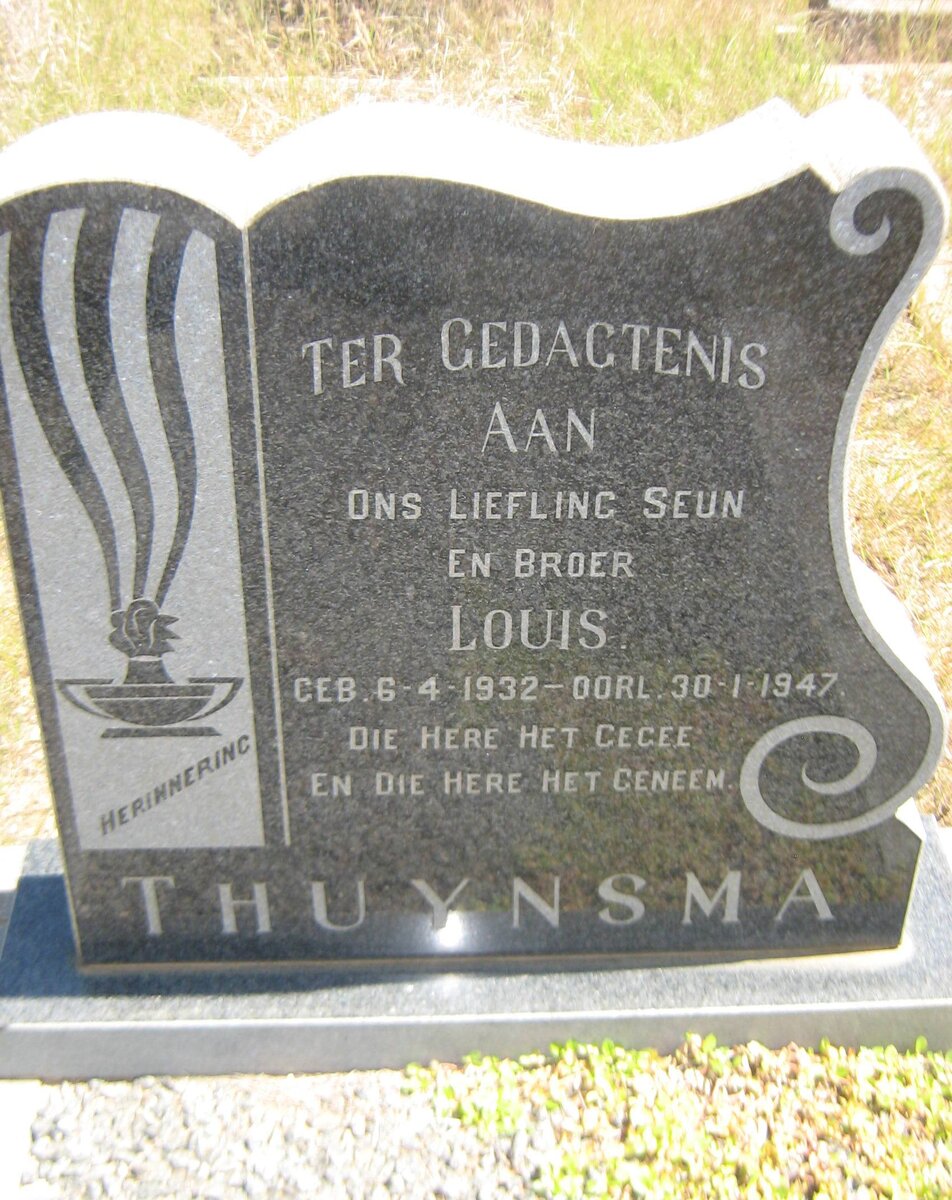 THUYNSMA Louis  1932-1947