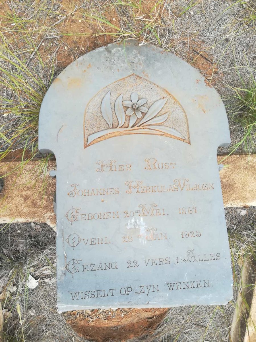 VILJOEN Johannes Herkulas 1867-1925