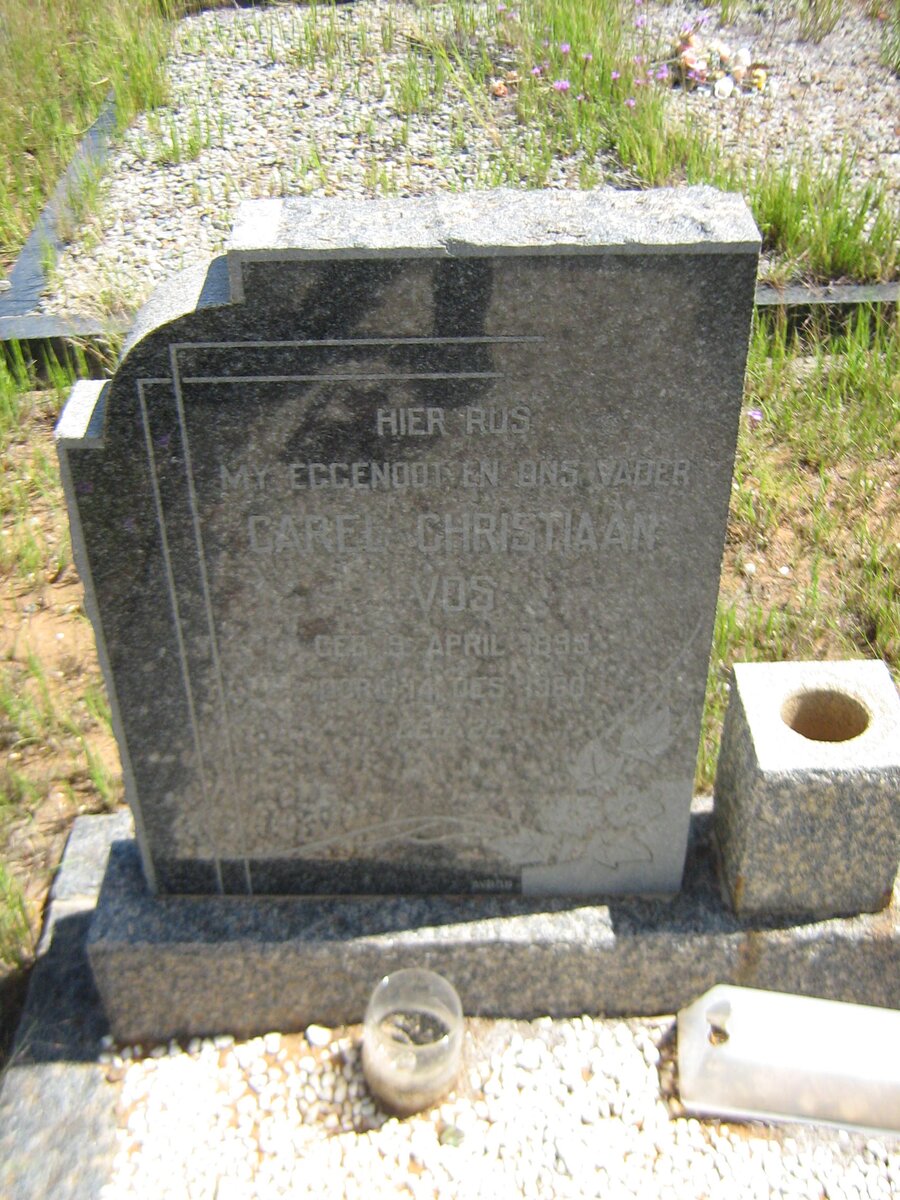 VOS Carel Christiaan 1895-1960