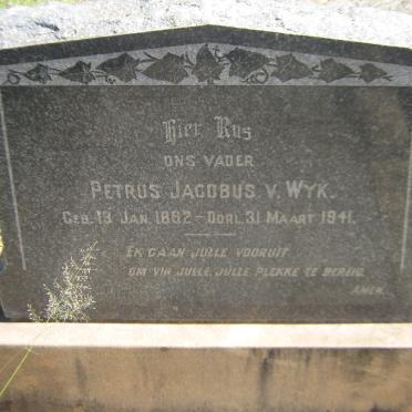 WYK Petrus Jacobus, van 1862-1941
