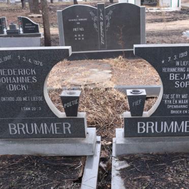 BRUMMER Diederick Johannes 1901-1976 :: BRUMMER Bejaatje Sophia 1919-1984