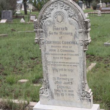 CORKHILL John James 1868-1938 &amp; Gertrude -1919