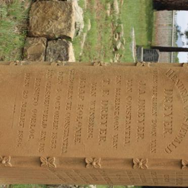 DREYER Hendrik Oostewald 1833-1866