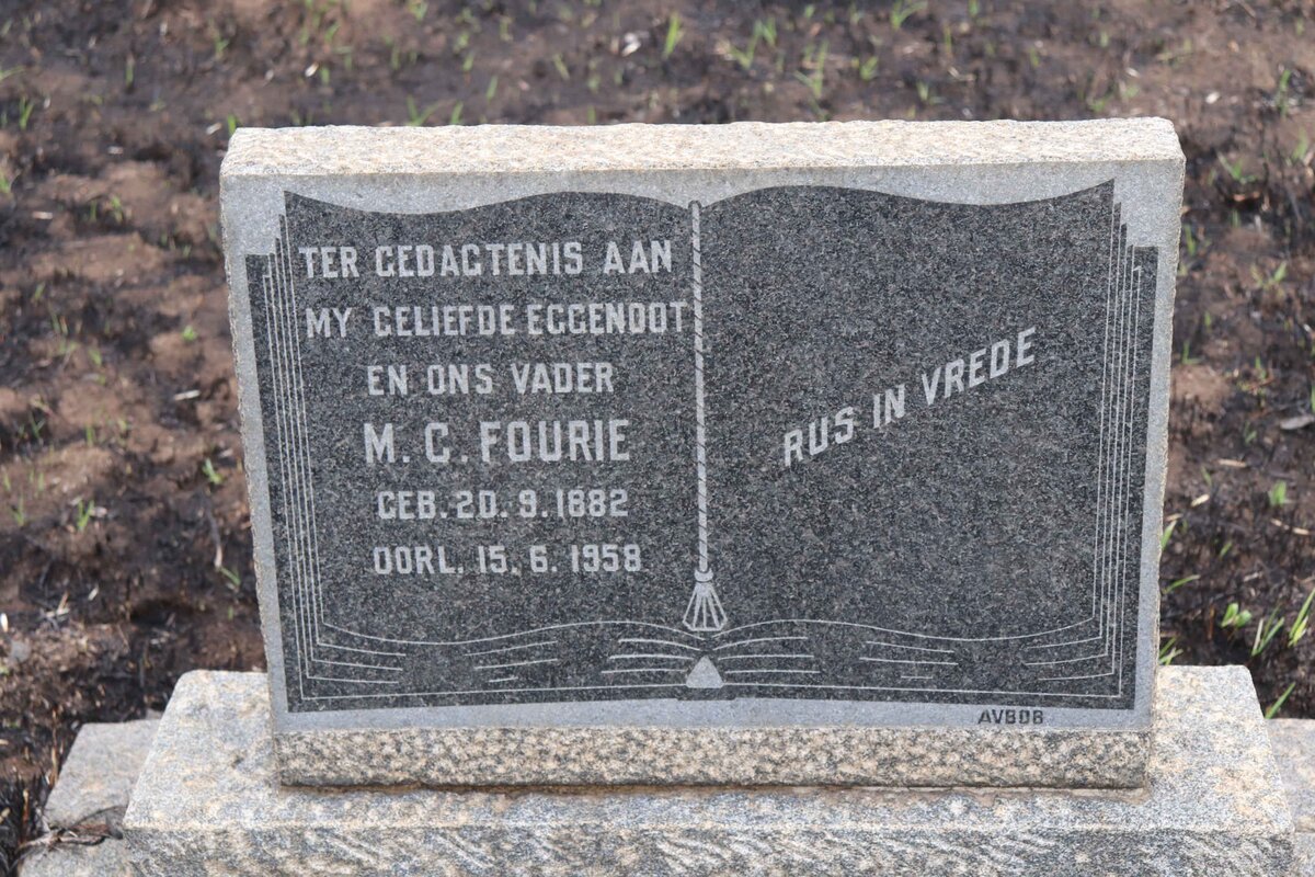 FOURIE M.C. 1882-1958