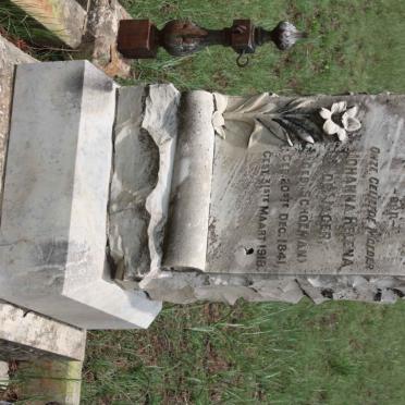 JAGER Johanna Helena, de nee SCHOEMAN 1841-1918