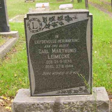 LEIMECKE Carl Marthunis 1870-1944
