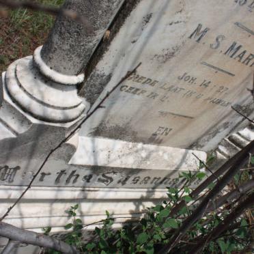 MARITZ Solomon 1863-1909 &amp; Martha Susanna