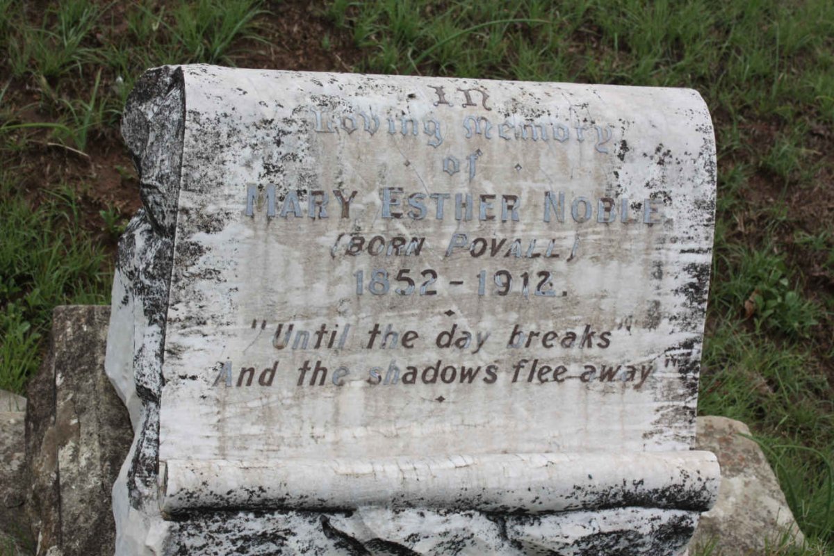 NOBLE Mary Esther born POVALL 1852-1912