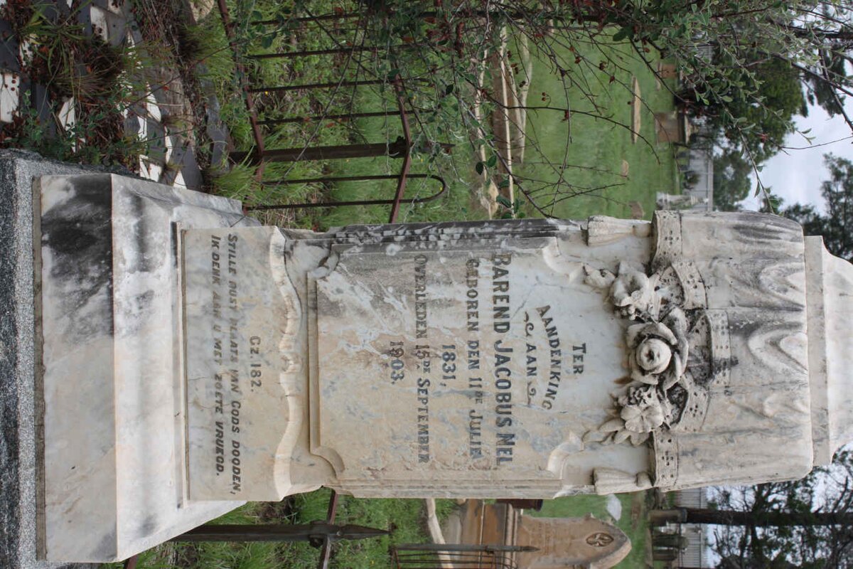 NEL Barend Jacobus 1831-1903