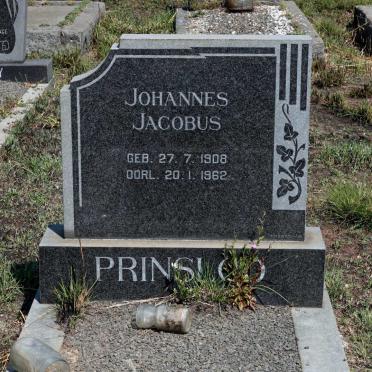 PRINSLOO Johannes Jacobus 1908-1962