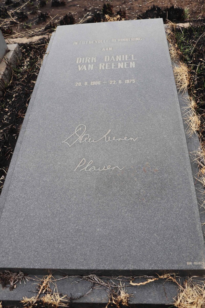 REENEN Dirk Daniel, van 1906-1975