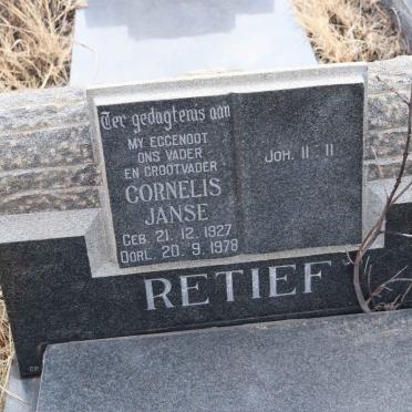 RETIEF Cornelis Janse 1927-1978