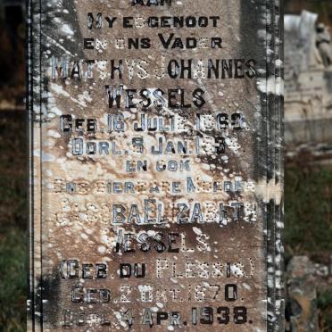 WESSELS Matthys Johannes 1863-1934 &amp; Jacoba Elizabeth DU PLESSIS 1870-1938 :: WESSELS Jacoba Elizabeth 1897-1928