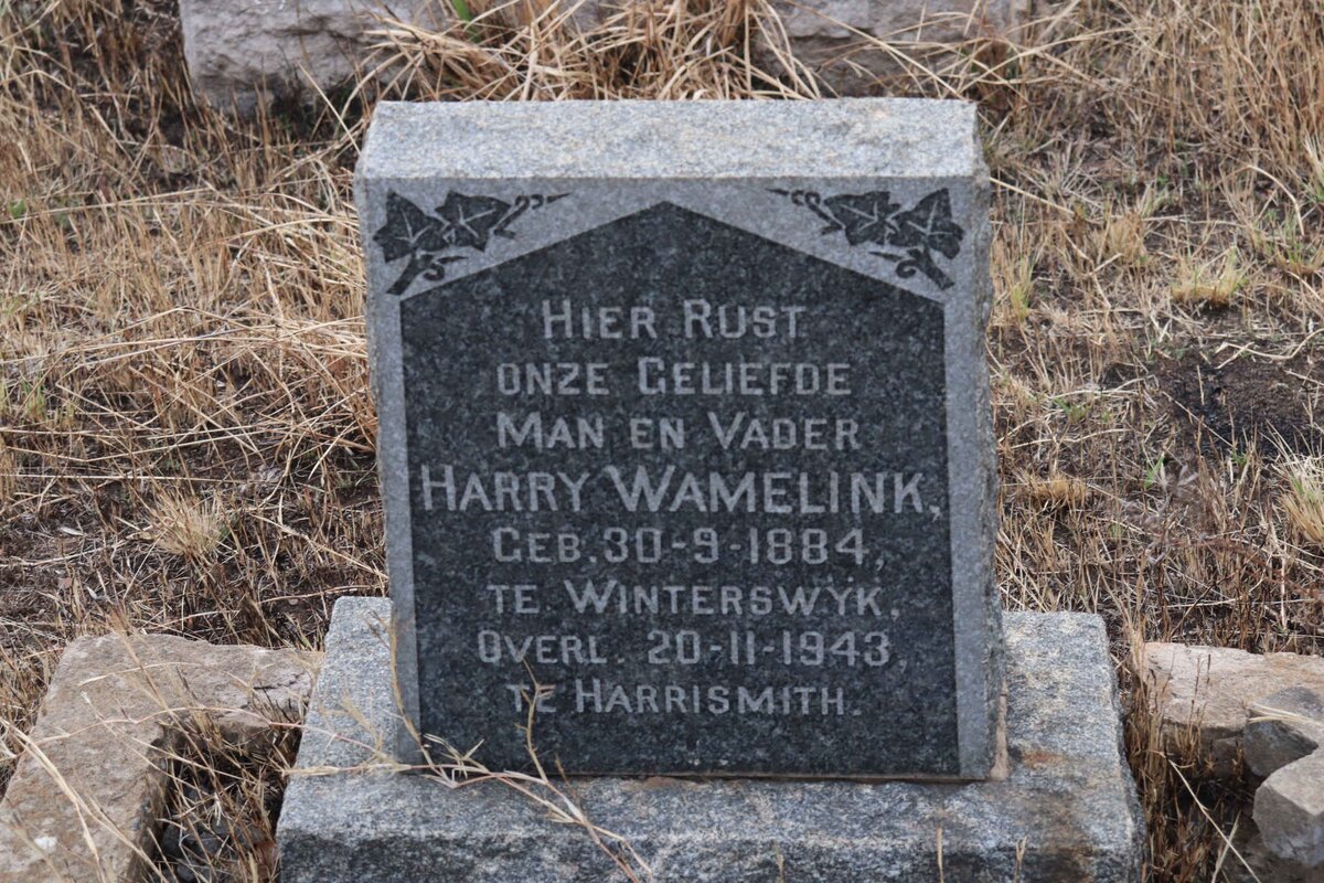 WAMELINK Harry 1884-1943