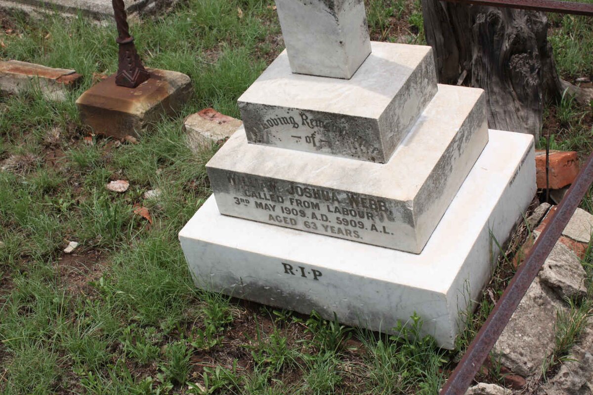 WEBB William Joshua -1909