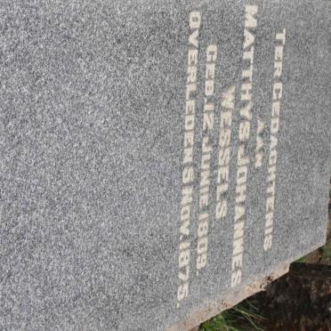 WESSELS Matthys Johannes 1809-1875