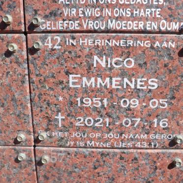 EMMENES Nico 1951-2021