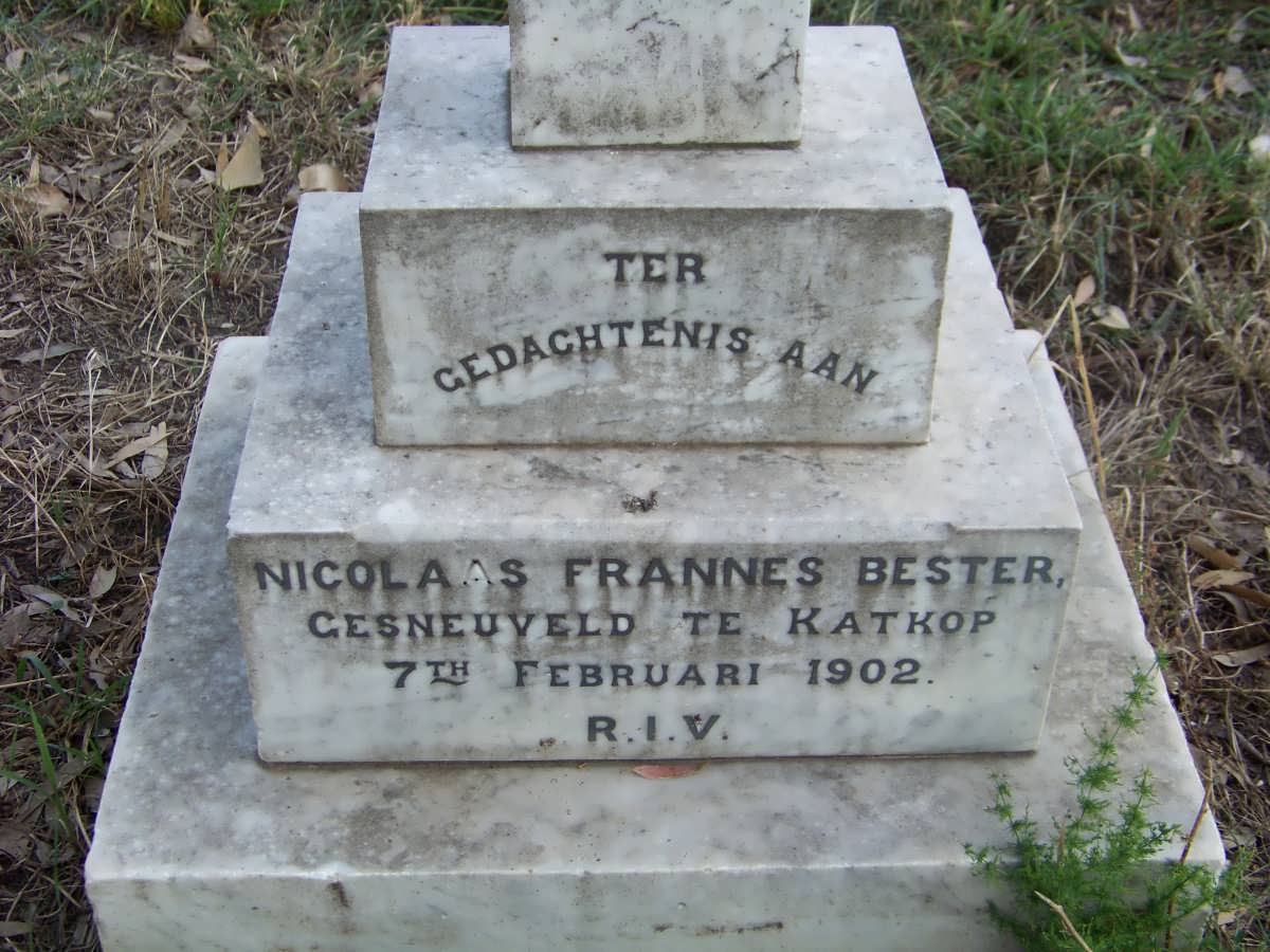 BESTER Nicolaas Frannes 1863-1902