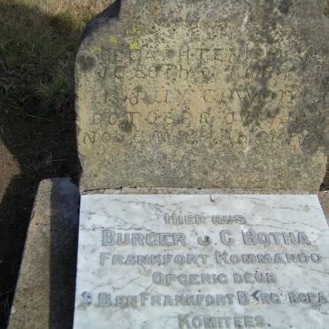 BOTHA J.C. 1868-1901