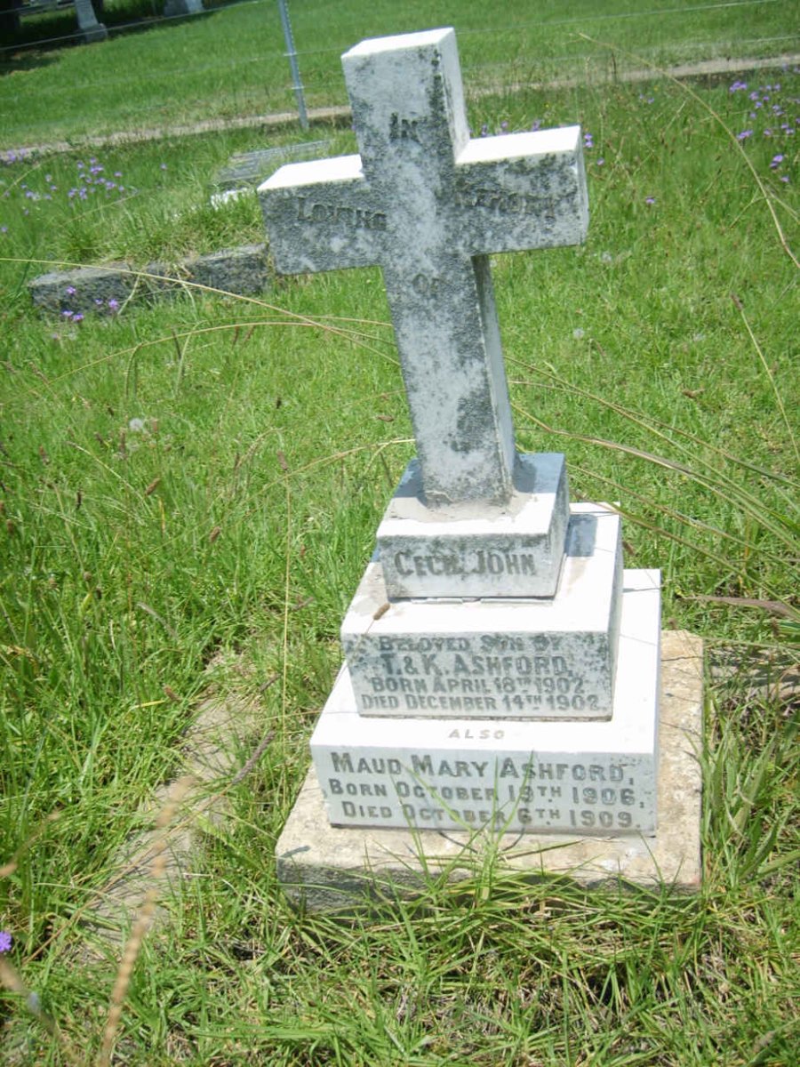 ASHFORD Cecil John 1902-1902 :: ASHFORD Maud Mary 1906-1909
