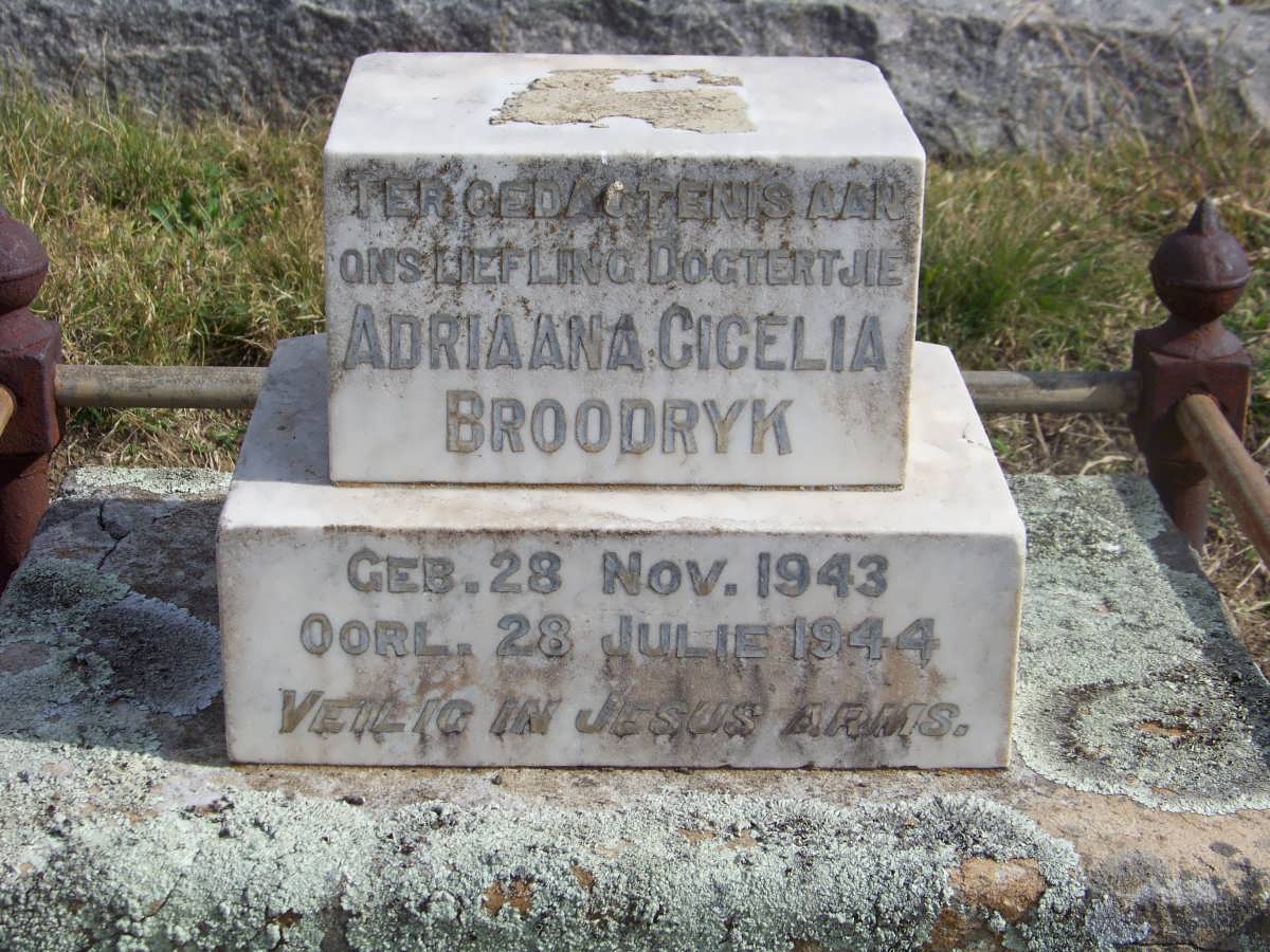 BROODRYK Adriaana Cicelia 1943-1944