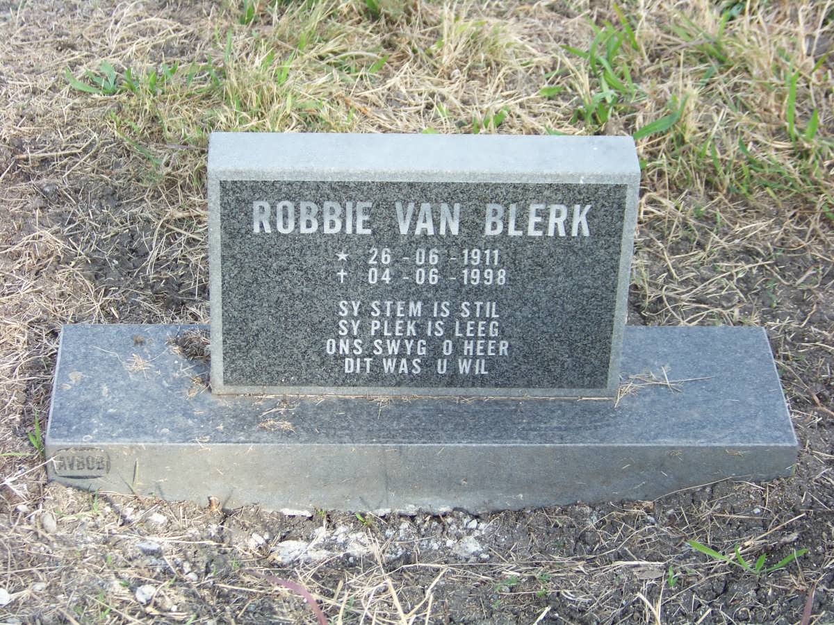 BLERK Robbie, van 1911-1998