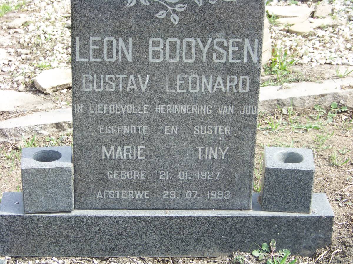 BOOYSEN Gustav Leonard 1927-1993
