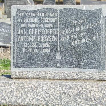 BOOYSEN Jan Christoffel Antonie 1896-1964