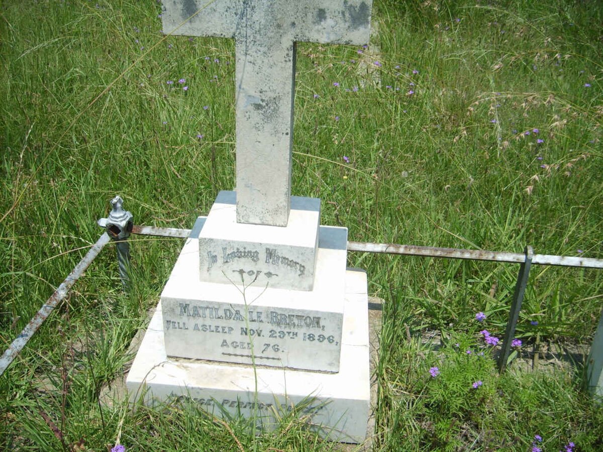 BRETON Mathilda, le -1896