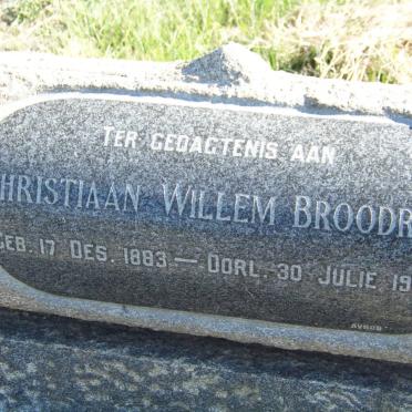 BROODRYK Christiaan Willem 1883-1956