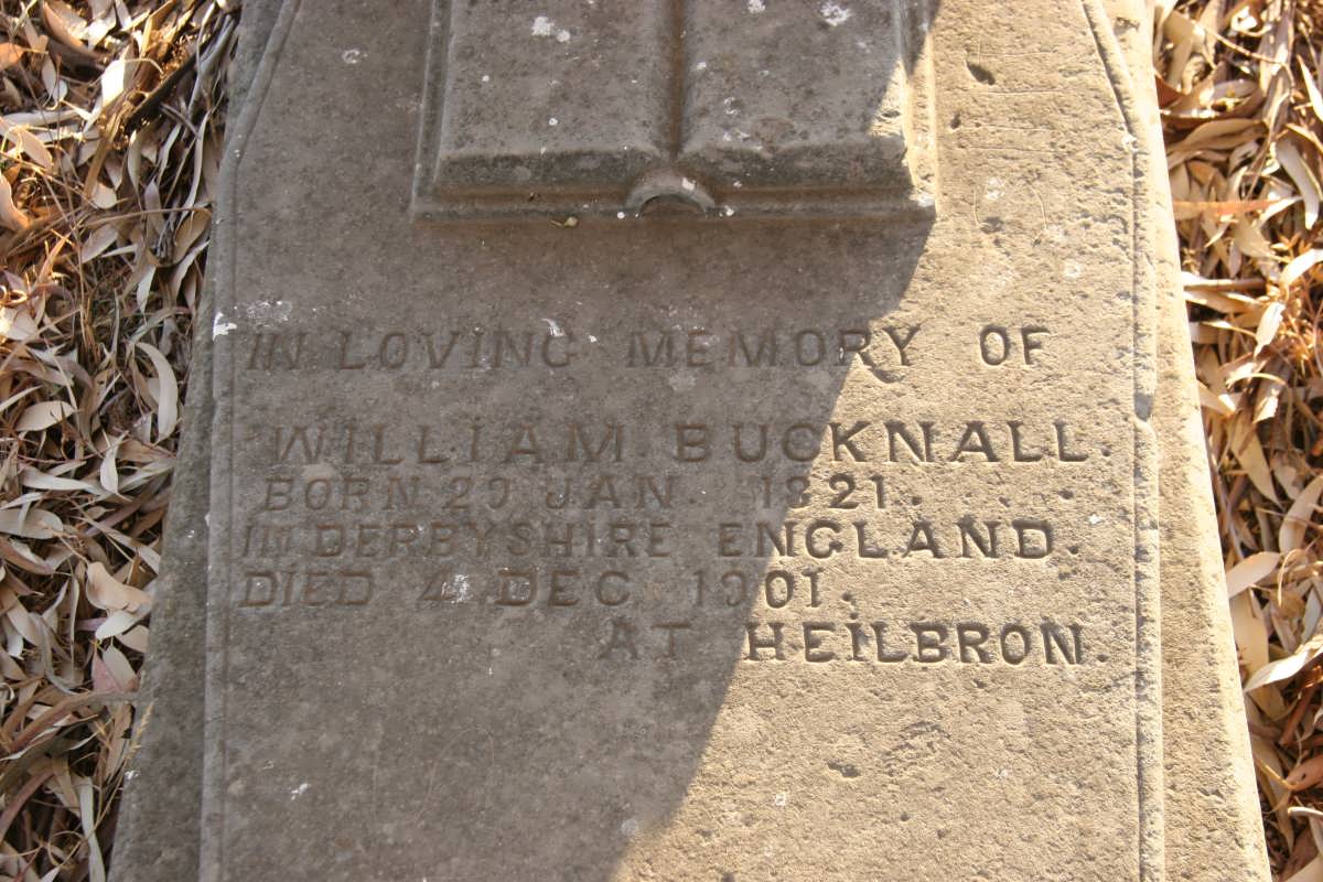 BUCKNALL William 1821-1901