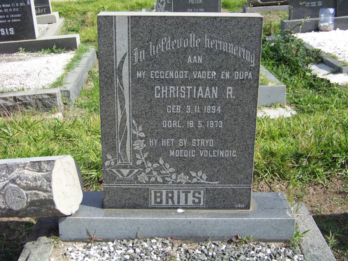 BRITS Christiaan R. 1894-1973
