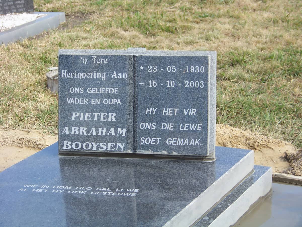 BOOYSEN Pieter Abraham 1930-2003