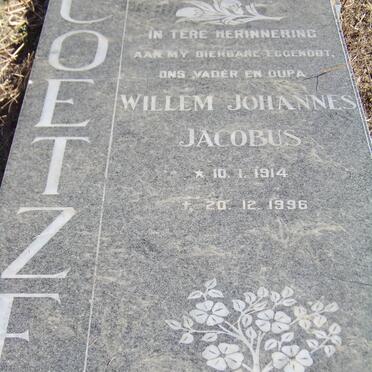 COETZER Willem Johannes Jacobus 1914-1996