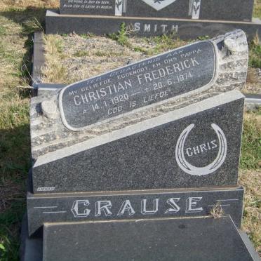 CRAUSE Christian  Frederick 1920-1974