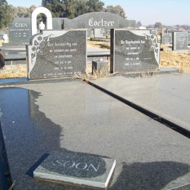COETZER Soon 1916-1983 &amp; Annie 1918-2003 